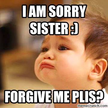 Soory Realy Soory Just one time Next time