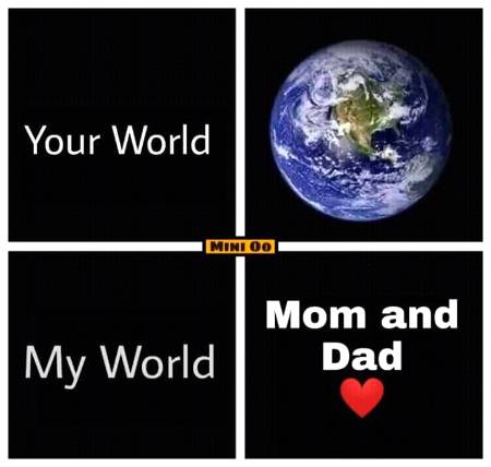 MY WORLD MY MAMA PAPA
