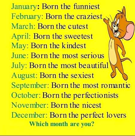 ...MY BIRTH MONTH IS FEBRUARY ...