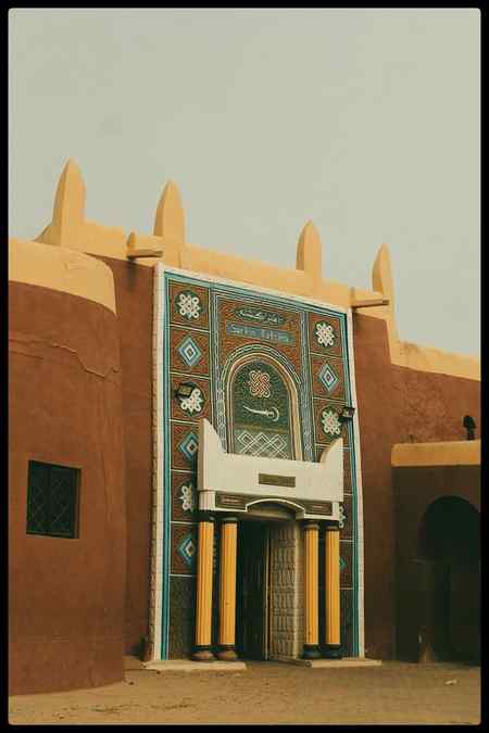 Beautiful facade of Housa Traditional architecture.