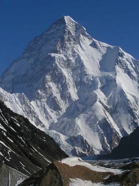 Pic of mountain K2 the 2nd highest peak