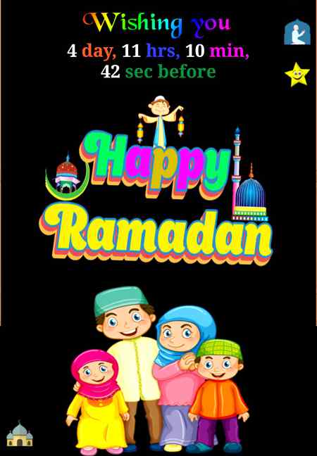 Ramdan Mubarak in advance...