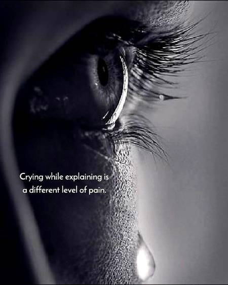 A different level of pain...