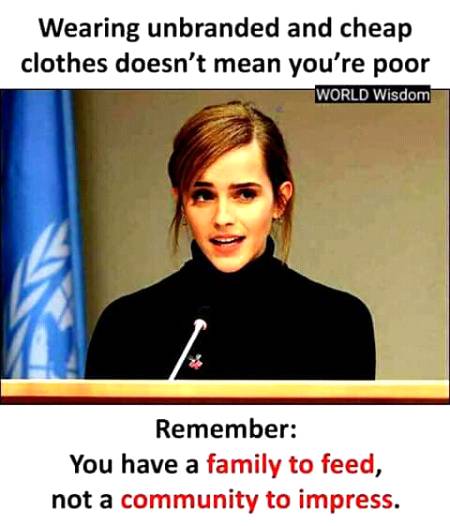 You have family..