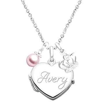 sterling silver heart locket pendant charms