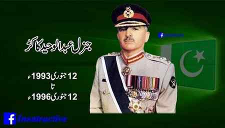 Did you known?
11th Army Chief of Pakistan