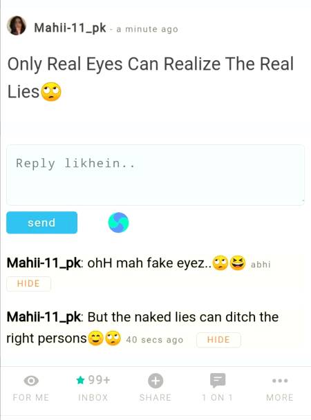 ✌perfect one🙄