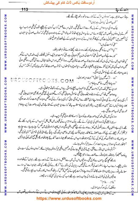 Title = Jannat kay patay.
Writer = Nimra Ahmed.
Total Pages = 113.