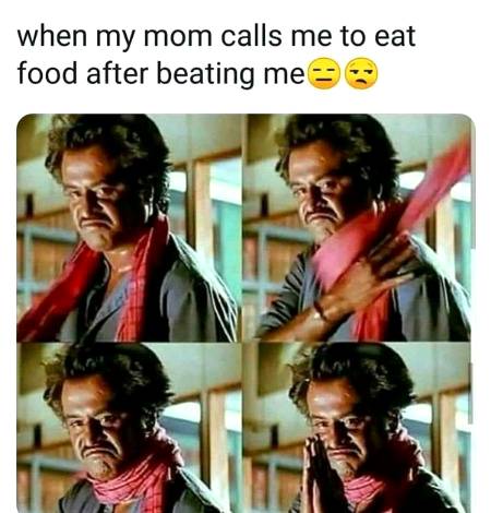 When my mom calls me