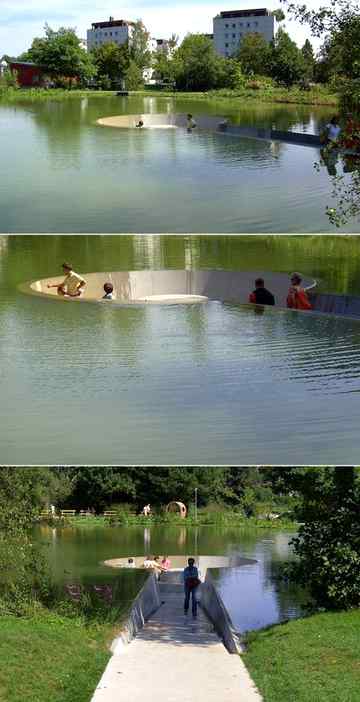 Sunken observation platform Austria