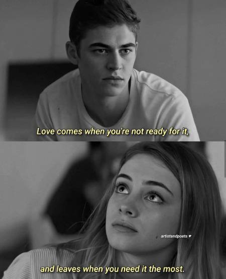 And leaves when you need it the most ...💔💔💔💔😔