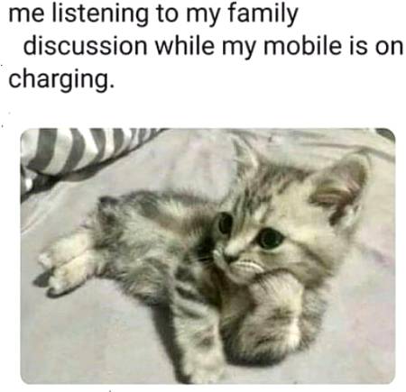 While my mobile is on charging
