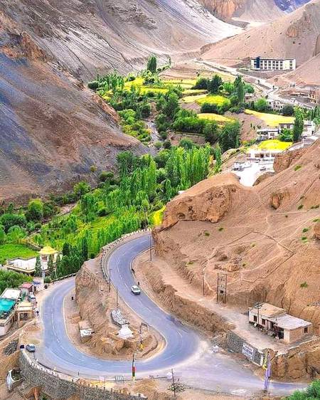 It is small village ladkh  but an ideal place break of a journey