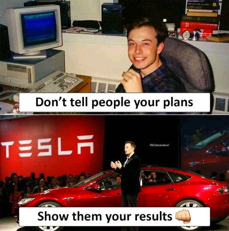 Dont show your Plans but show your result.

🔥🔥