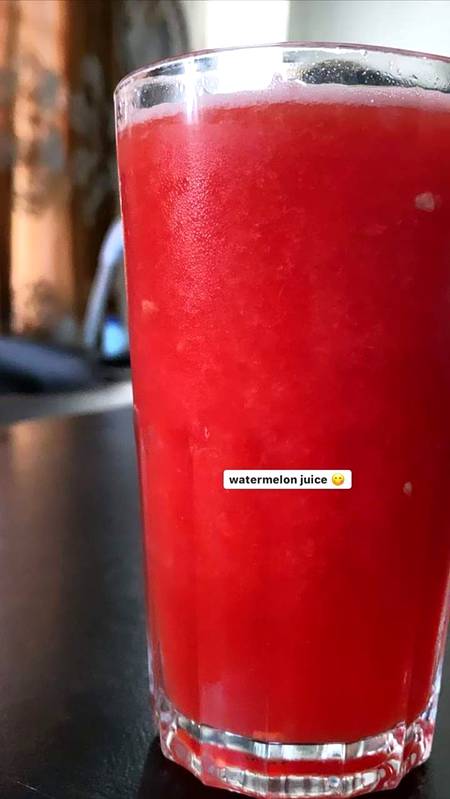 Watermelon juice 🍉🥂😋❤