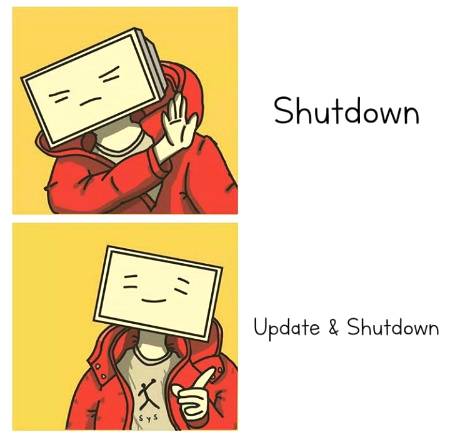 Update must when it required...