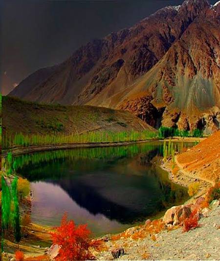 Pandar ghizer lake Gilgit