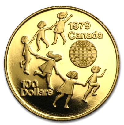 100 Dollars gold coin ,Canada,2020