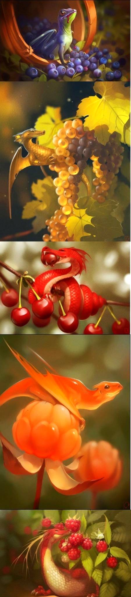 Small dragons Art
