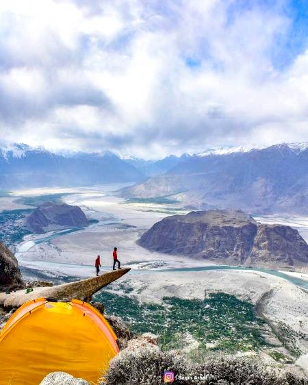 Mesmerising view Hussainabad Skardu