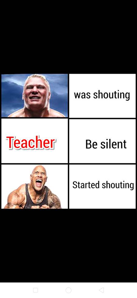 Be silent😌