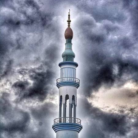 Beautiful meenar of masjid E Elahi