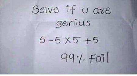 ...ONLY FOR GENIUSES...
