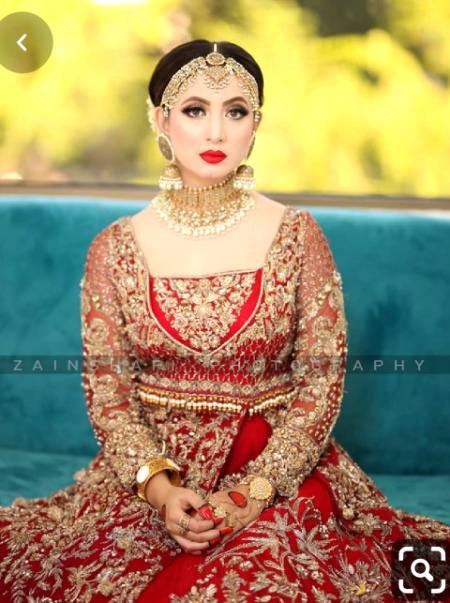 Beautiful Bride looking