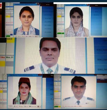 Martyred pilots ND air hostess 😓