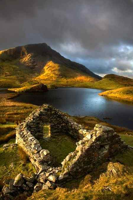 Ancient ruins, north Wales