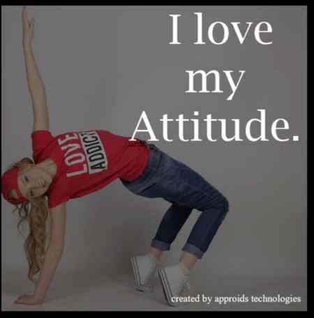 I love my attitude 💓