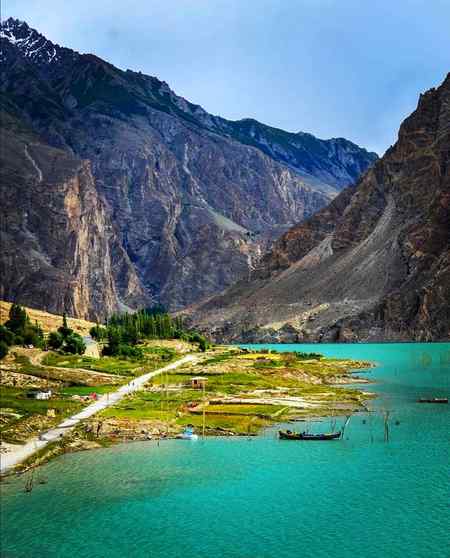 Attabad lake hunza valley GB Pakistan