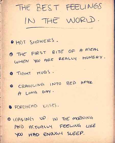 Best feelings???