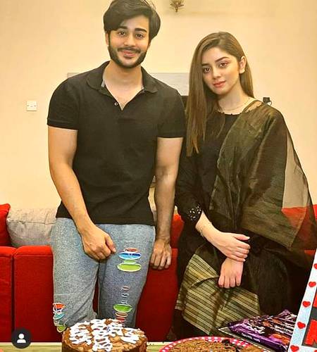 Alizy shah and her husband