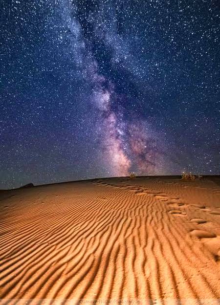 Milky way in katpana desert