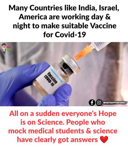 Science saves lives ❤