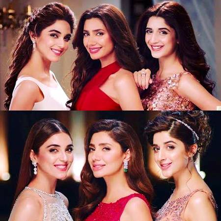 Maya Ali & mahira khan & mawra hocane...