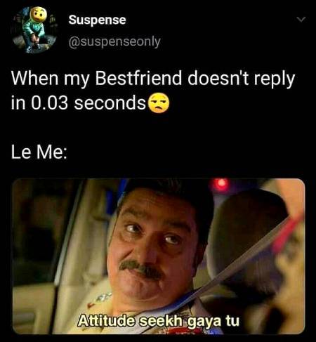Itna late reply 😕