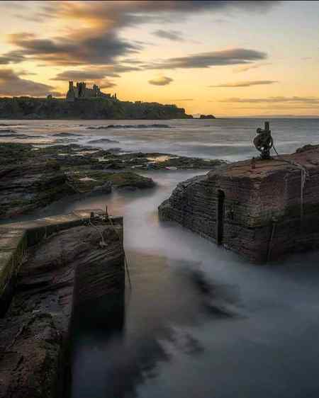 Seacliff beach north, berwick Scotland