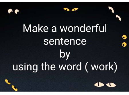 Make a sentence