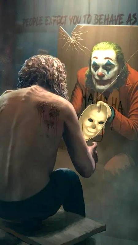 Just put on a happy mask...!