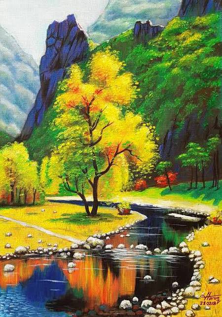 Landscape painting😍