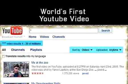 World's first YouTube video...