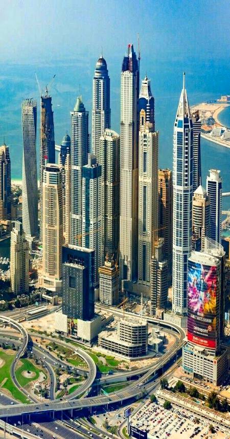 Beautiful view of dubai