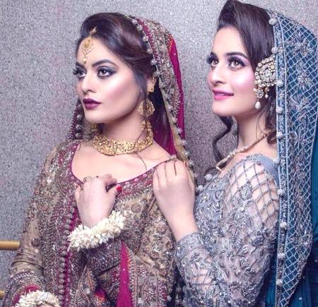 Aiman and Manal Bridal look