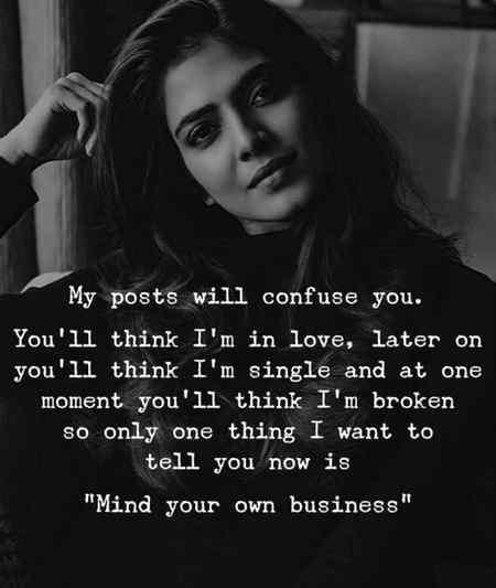 Mind your own Business !