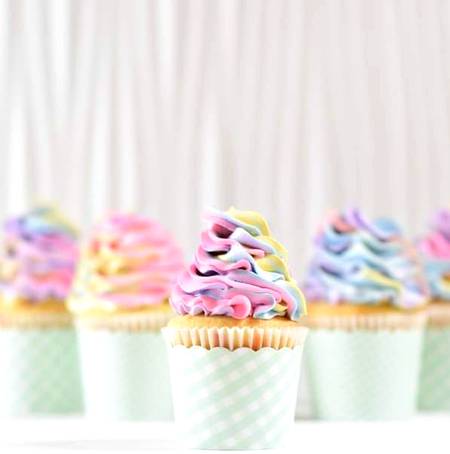 rainbow cupcakes 😍😍😍