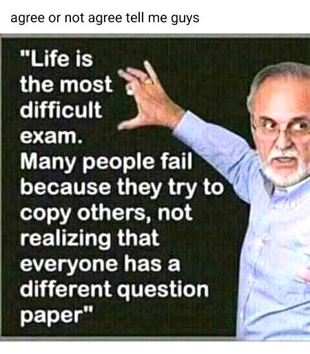 Agree or disagree...?