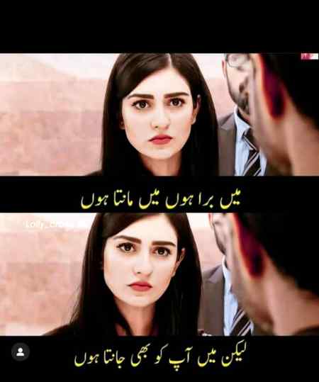 جانتا ہوں تجھے اے بےوفا 
توں نے کبھی وعدہ کیا تھا ساتھ چلنے کا 
😰😰😰😨😨