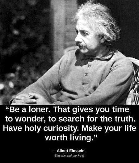 Albert Einstein says